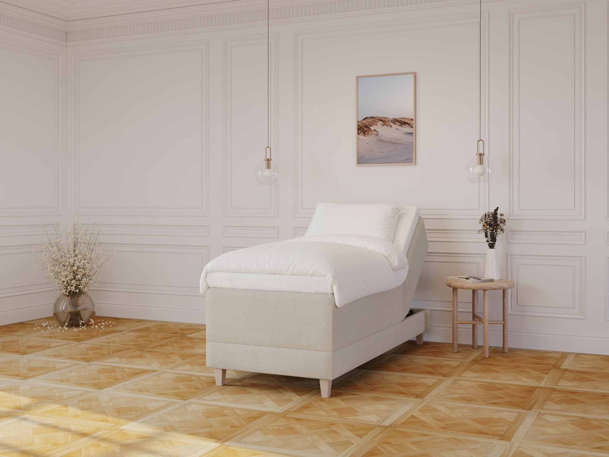 Aura Fjord || Bouclé cream