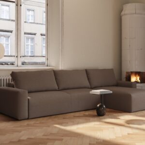 Maru || Bouclé mørk brun | 530