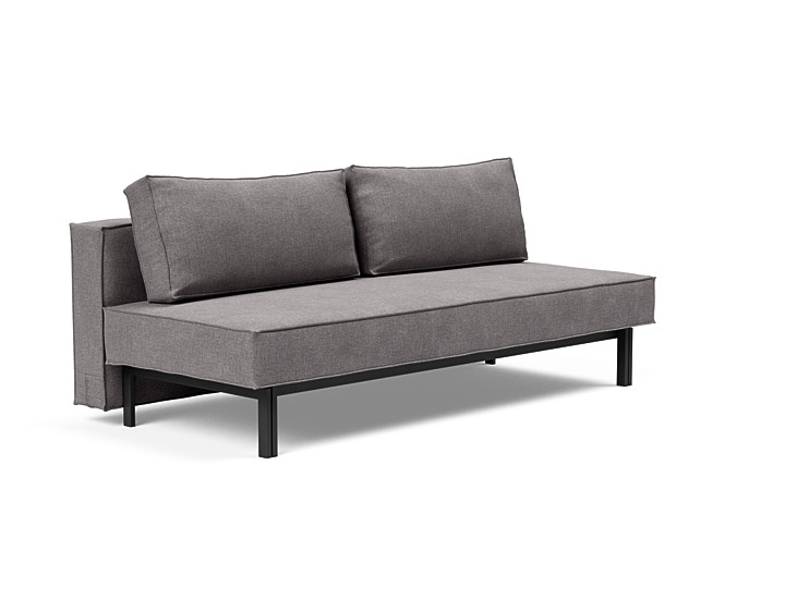 Innovation Sly sovesofa 140x200 cm-217 flashtex Lysegrå