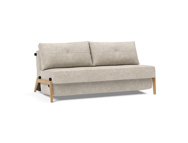 Innovation - Cubed Wood Sovesofa - 140x200 cm - Egetræsben-280