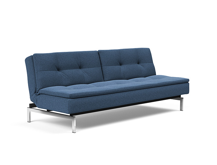 Innovation - Dublexo sovesofa med styletto ben 115x210 cm-537-Mørke Egetræs ben
