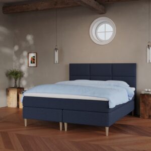 Svanhild | 180x200 | Dyb blå